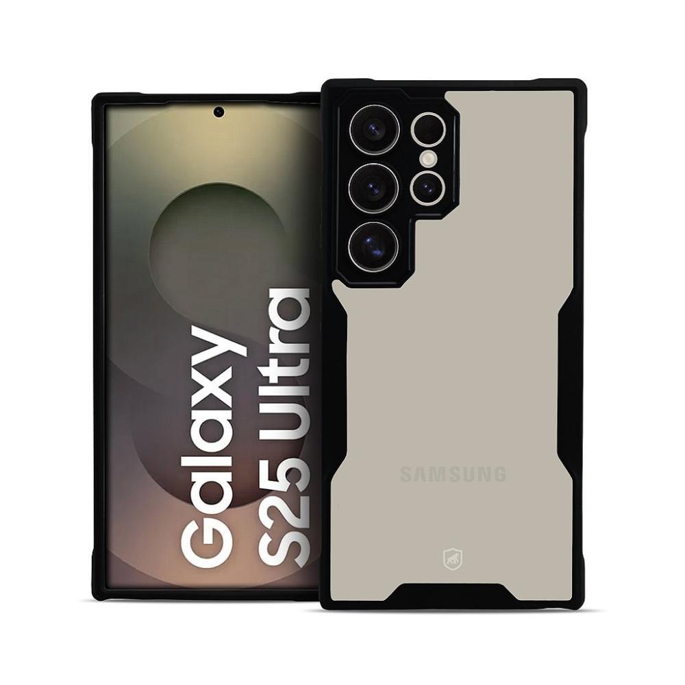 Capa case capinha para Samsung Galaxy S25 Ultra - Dual Shock Sense Preta - Gshield - 1