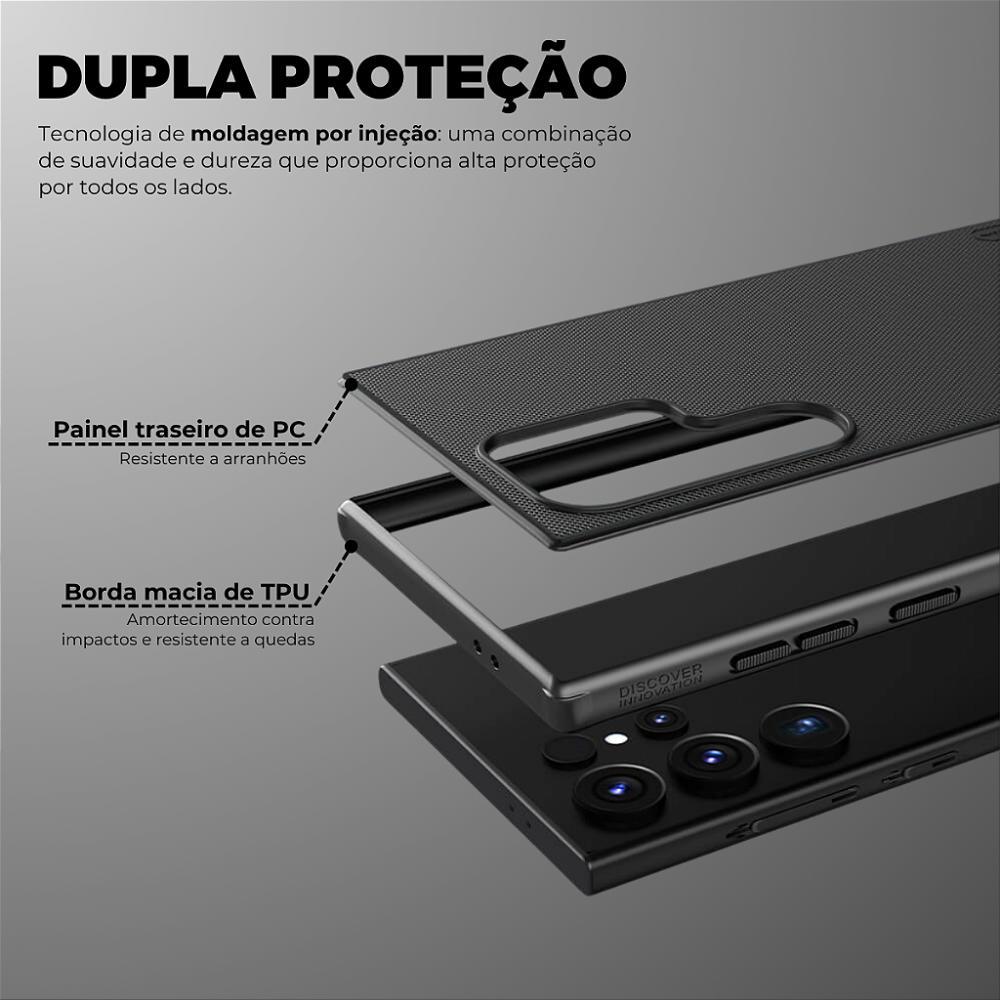 Capa case capinha para Samsung Galaxy S25 Ultra - Super Frosted Nillkin - Gshield - 2