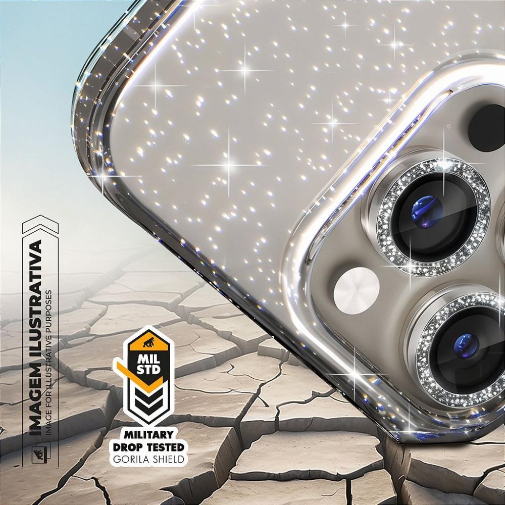 Capa case capinha para iPhone 16 Pro - MagSafe Glitter - Gshield - 6