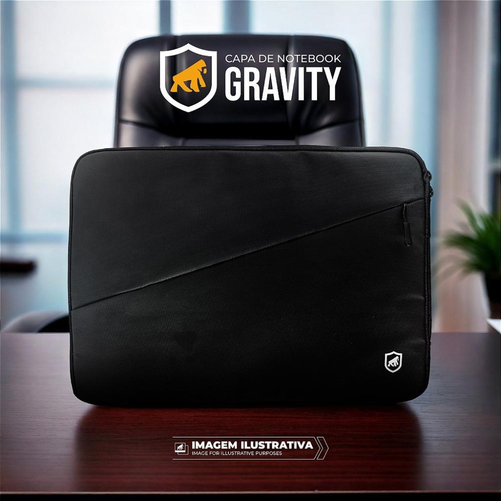 Capa para Notebook 14" - Gravity Preta - Gshield - 2