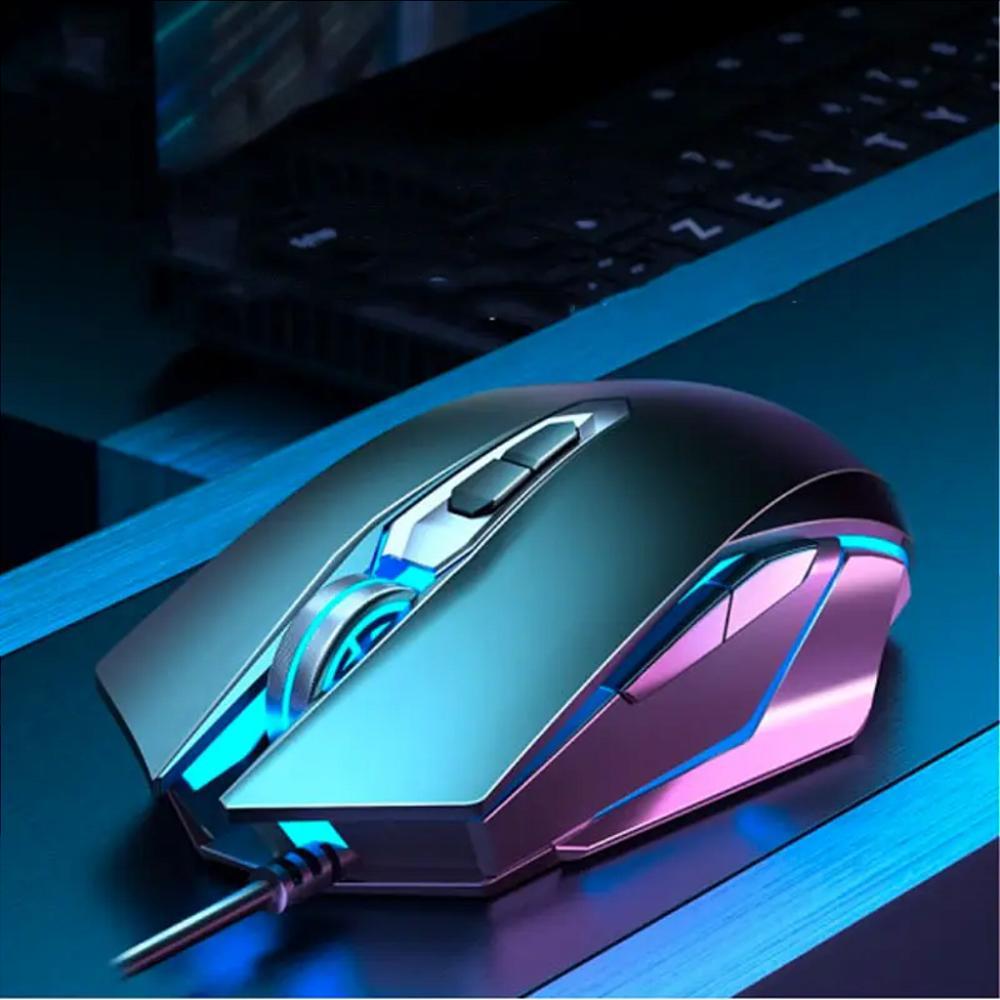 Mouse Gamer USB M220 - 4800 DPI - RGB - Preto - HP - 2