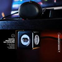 Adaptador Energy Cube Bivolt Filtro de Linha Multiplicador de Tomadas 10A com Proteção de Sobretensão
