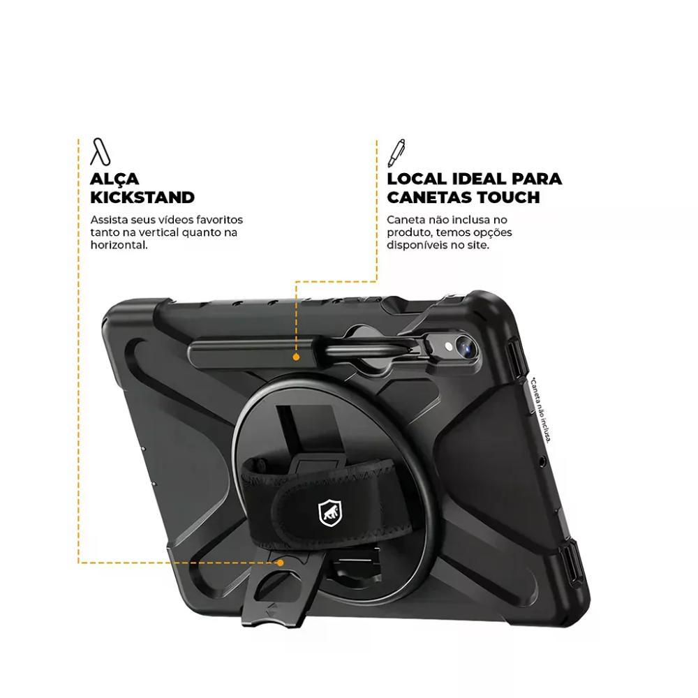 Capa case capinha para Samsung Galaxy Tab S10 FE - Phantom - Gshield - 3