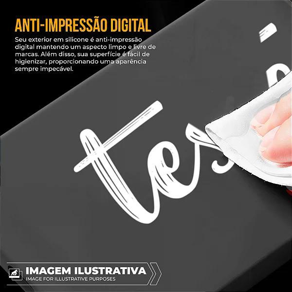 Capa case capinha para iPhone 17 - Silicon Premium Preta - Gshield - 3