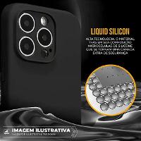 Capa case capinha para iPhone 17 - Silicon Premium Preta - Gshield - 5