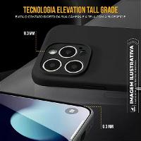 Capa case capinha para iPhone 17 Pro - Silicon Premium Preta - Gshield - 7