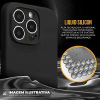 Capa case capinha para iPhone 17 Pro Max - Silicon Premium Preta - Gshield - 5