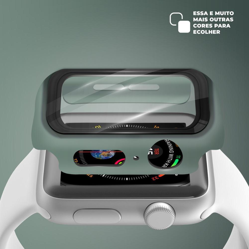 Case para Apple Watch 38MM - Armor - acompanha película integrada na case - Verde - Gshield - 4