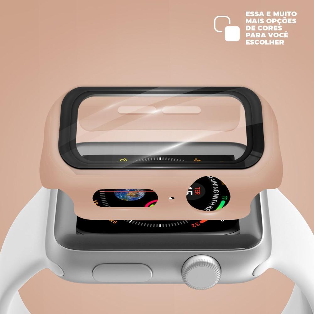 Case para Apple Watch 38MM - Armor - acompanha película integrada na case - Rosa - Gshield - 2