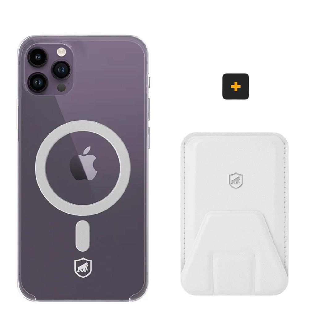 Kit Magsafe - Capa case capinha e Carteira com Kickstand para iPhone 14 Pro Max - Gshield - 1