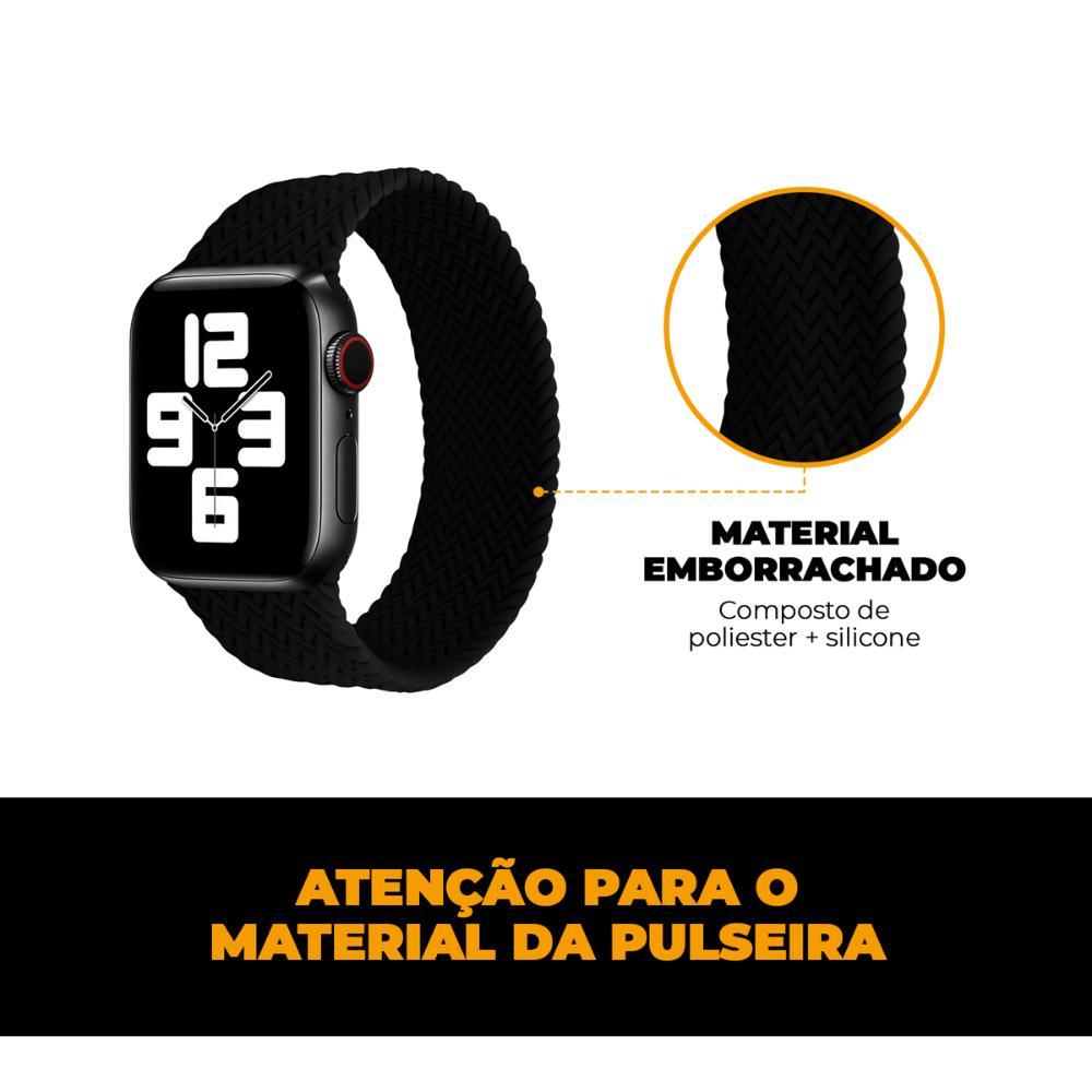 Pulseira para Apple Watch 42 / 44 / 45 / 49MM Armor Loop - Preta - Gshield - 2