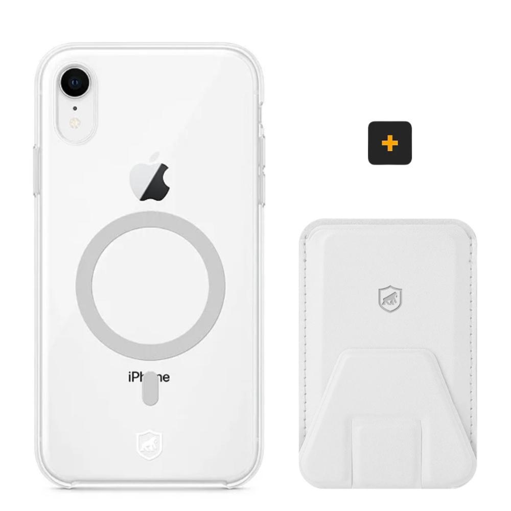 Kit Magsafe - Capa case capinha e Carteira com Kickstand para iPhone XR - Gshield - 1