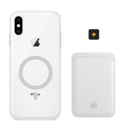 Kit Magsafe - Capa case capinha e Carteira para iPhone XS Max - Gshield