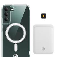 Kit Magsafe - Capa case capinha e Carteira para Samsung Galaxy S22 Plus - Gshield - 1