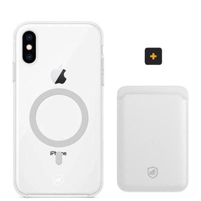 Kit Magsafe - Capa case capinha e Carteira para iPhone X / XS - Gshield