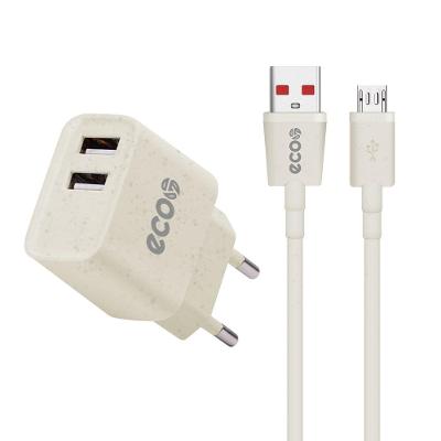 Carregador + Cabo Micro USB V8 - GreenEcoo - Gshield