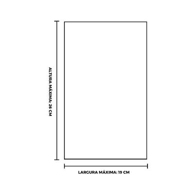 Película Hydrogel HD Transparente com Tamanho Personalizado - Máximo: 19 Largura / 26 Altura