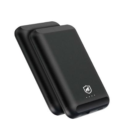 Presente Dia dos Pais - Carregador Portátil Nano Snap Magsafe - Wireless - Preto - Compre 1 e leve o 2° pela METADE do preço -Gshield