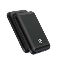 Presente Dia dos Pais - Carregador Portátil Nano Snap Magsafe - Wireless - Preto - Compre 1 e leve o 2° pela METADE do preço -Gshield - 1