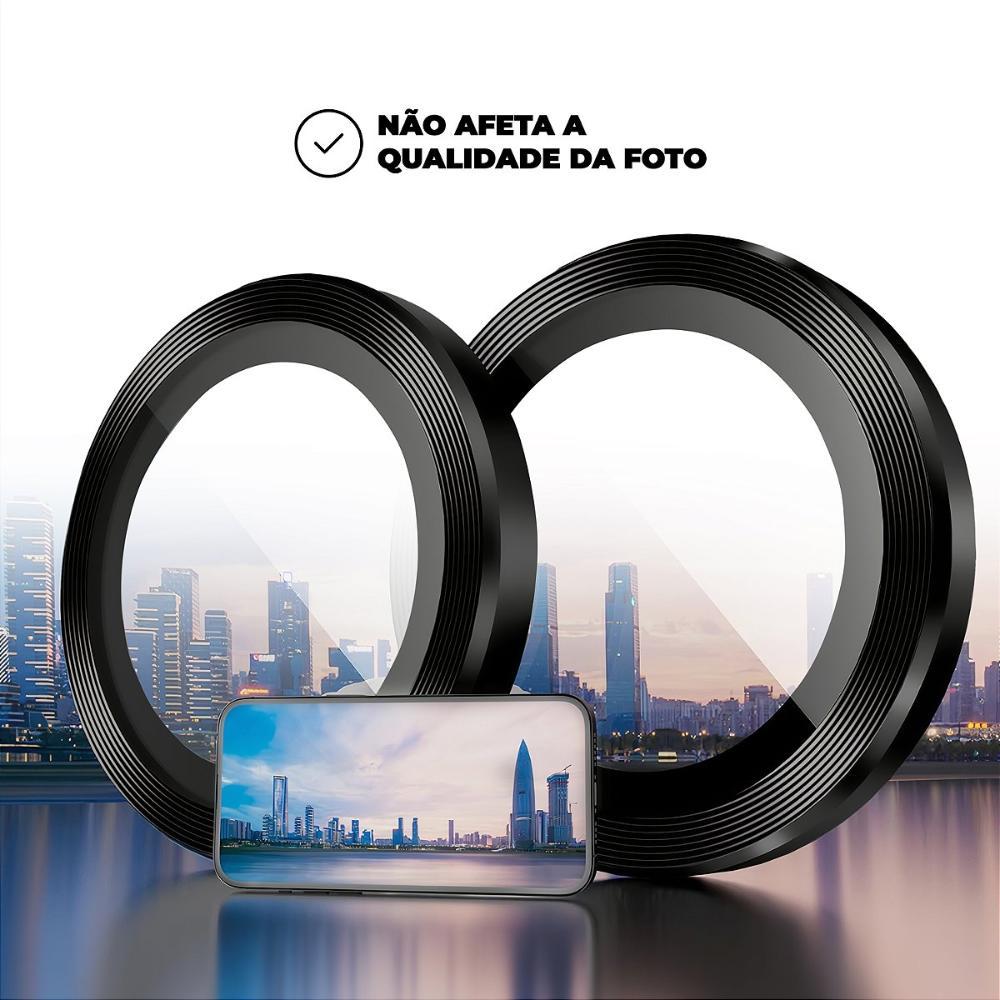 Protetor de Lente para iPhone 15 Plus - One Armor - Frame para câmera - Preto - Gshield - 2