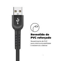 Cabo para controle Xbox Series S/X 2 metros-  Tipo C / Usb - Preto - Gshield - 3