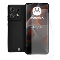 Kit Capa case capinha Silicon Veloz e Película Hydrogel HD para Motorola Moto Edge 50 Pro - Gshield - 1