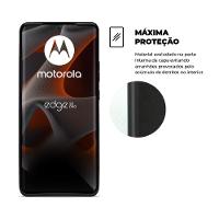 Kit Capa case capinha Silicon Veloz e Película Hydrogel HD para Motorola Moto Edge 50 Pro - Gshield - 3