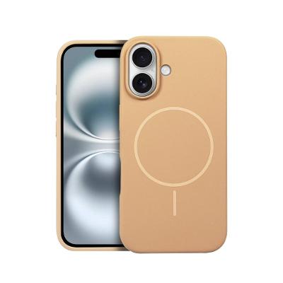 Capa case capinha para iPhone 16 Plus - Silicon Liquid Magsafe - Desert - Gshield