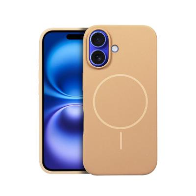 Capa case capinha para iPhone 16 - Silicon Liquid Magsafe - Desert - Gshield