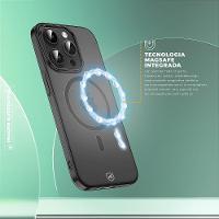 Capa case capinha para iPhone 16 - Crystal Slim Magsafe Titanium Gshield - 3