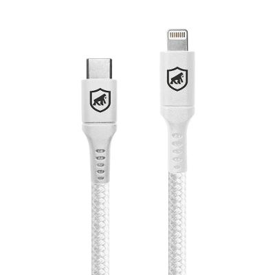 Cabo Lightning / Tipo C - Survivor - Branco - 1,5M  no Atacado - Caixa Fechada 10 Unidades - Gshield