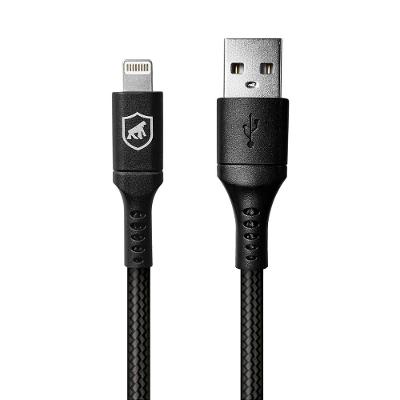 Cabo Lightning / USB-A - Survivor - Preto - 1,5M  no Atacado - Caixa Fechada 10 Unidades - Gshield
