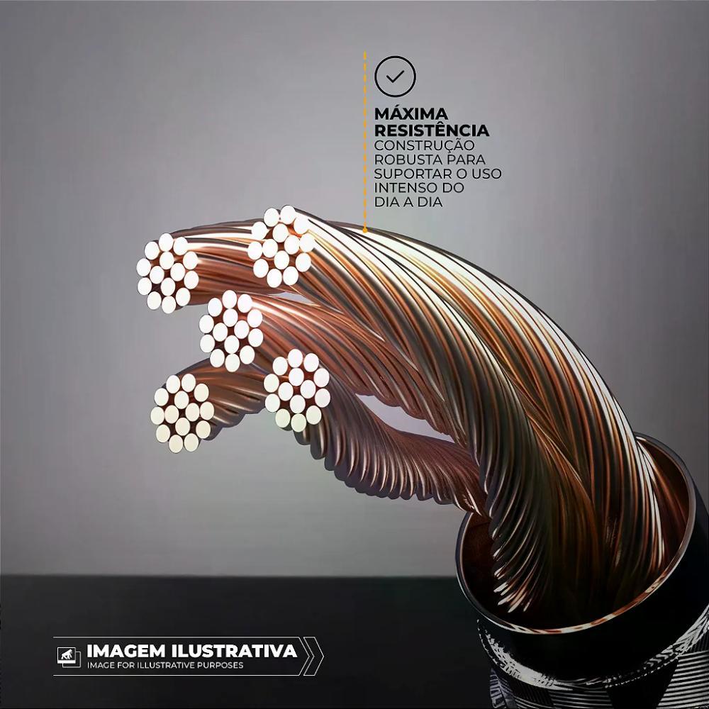 Cabo 4 em 1 - Discovery - 1M - Branco - Gshield - 5