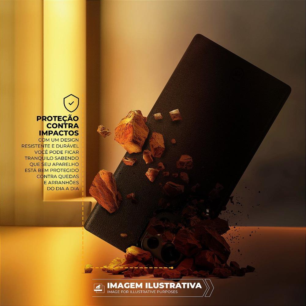 Capa para Samsung Galaxy S25 - Couro Dual Magsafe - Preta - Gshield - 5