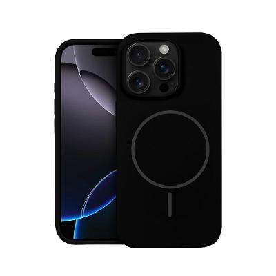 Capa case capinha para iPhone 16 Pro Max - Silicon Liquid Magsafe - Preta - Gshield