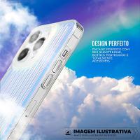 Capa case capinha para iPhone 16 Pro Max - Rainbow Transparente - Gshield - 3