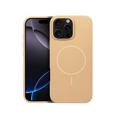 Capa case capinha para iPhone 16 Pro Max - Silicon Liquid Magsafe - Desert - Gshield
