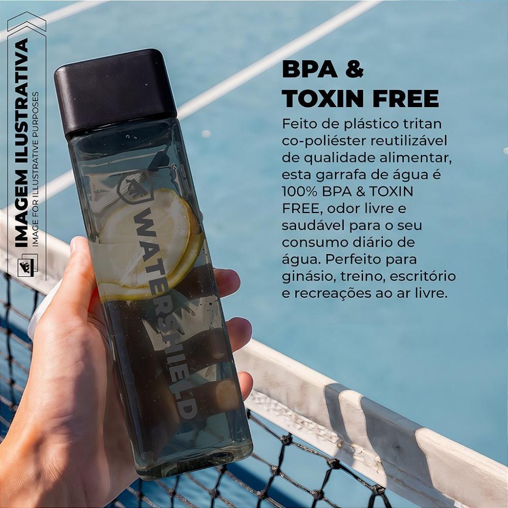 Garrafa 500ml com Vedação Antivazamento e Alça para Transporte - WaterShield  - Gshield - 6