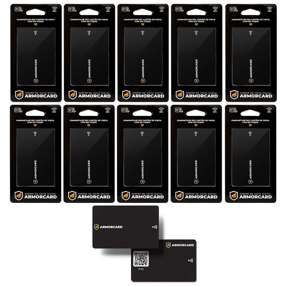 Cartão de Visita Digital ArmorCard - no Atacado - Caixa Fechada 10 Unidades - Gshield - 1