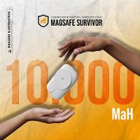 Carregador Portátil Wireless Magsafe 2 em 1 10.000 mAh - Survivor - Branco - Gshield - 6