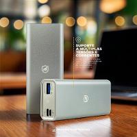 Carregador Portátil para Notebook 45W - Discovery - Titanium Cinza - Gshield - 2