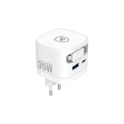 Carregador de Parede Retrátil 35W - Raptor - Branco - Gshield