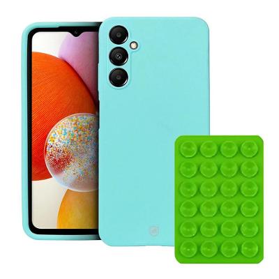 Kit Capa Silicon Veloz para Samsung Galaxy A14 +  Ventosa - Verde - Gshield