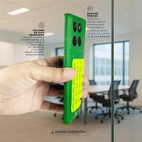 Kit Capa Silicon Veloz para Realme C67 +  Ventosa - Verde - Gshield - 3