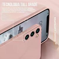 Kit Capa Silicon Veloz para Samsung Galaxy A14 + Cordão Rosa - 5