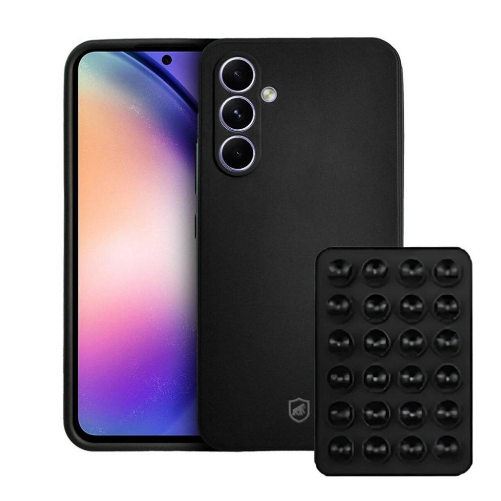 Kit Capa Silicon Veloz para Galaxy A54vVentosa Preta Gshield - 1