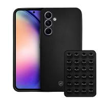 Kit Capa Silicon Veloz para Galaxy A54vVentosa Preta Gshield - 1