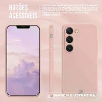 Kit Capa Silicon Veloz para Moto Edge 50 Pro +  Cordão Rosa - 8