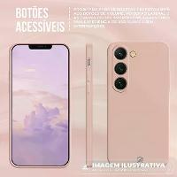 Kit Capa Silicon Veloz para Moto Edge 60 + Cordão Rosa - 8