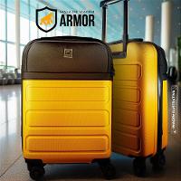 Mala de Viagem Armor com Rodas 360° - Pequena - Amarela - Gshield - 6
